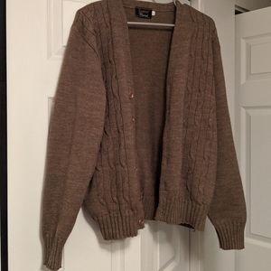 Green/Brown cardigan